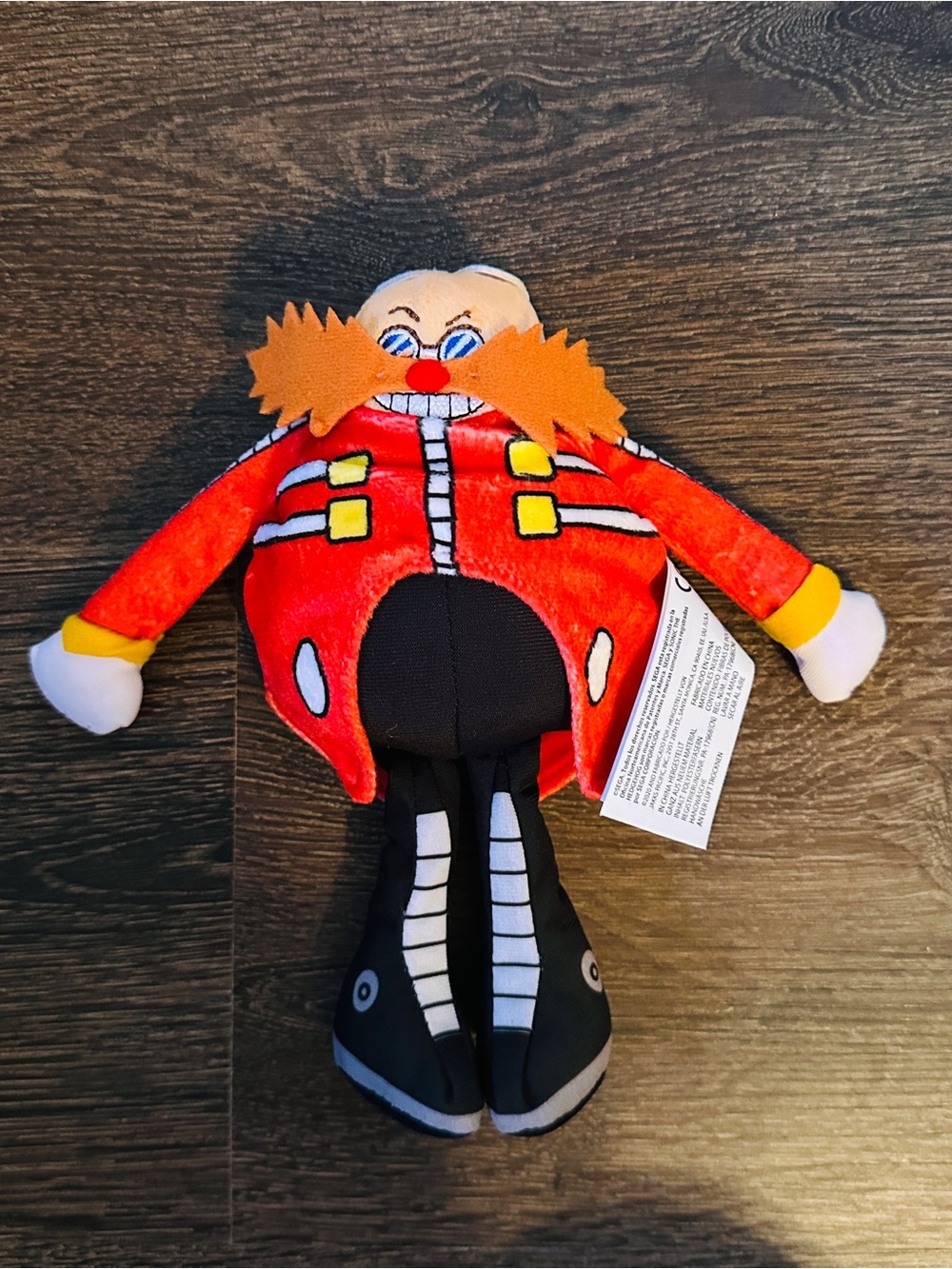2023 Sonic The Hedgehog Dr. Eggman 8" Soft Plush Jakks Pacific Sega Robotnik
